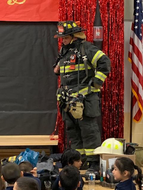 firefighter dressed in full gear