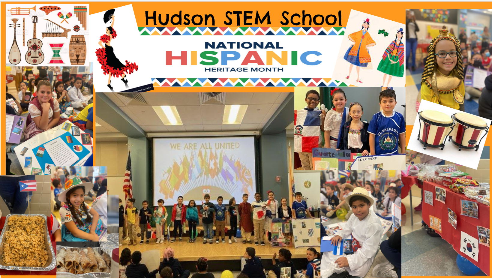 Hudson STEM School celebrating Hispanic Heritage Month
