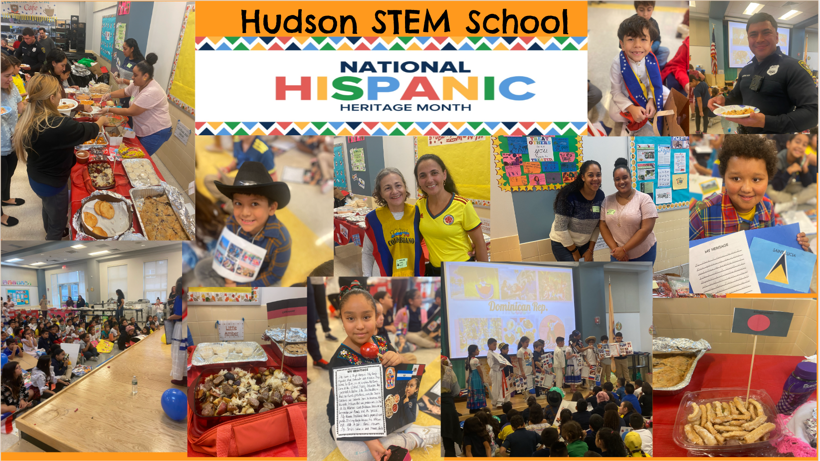 The Hudson STEM School celebrating Hispanic Heritage Month