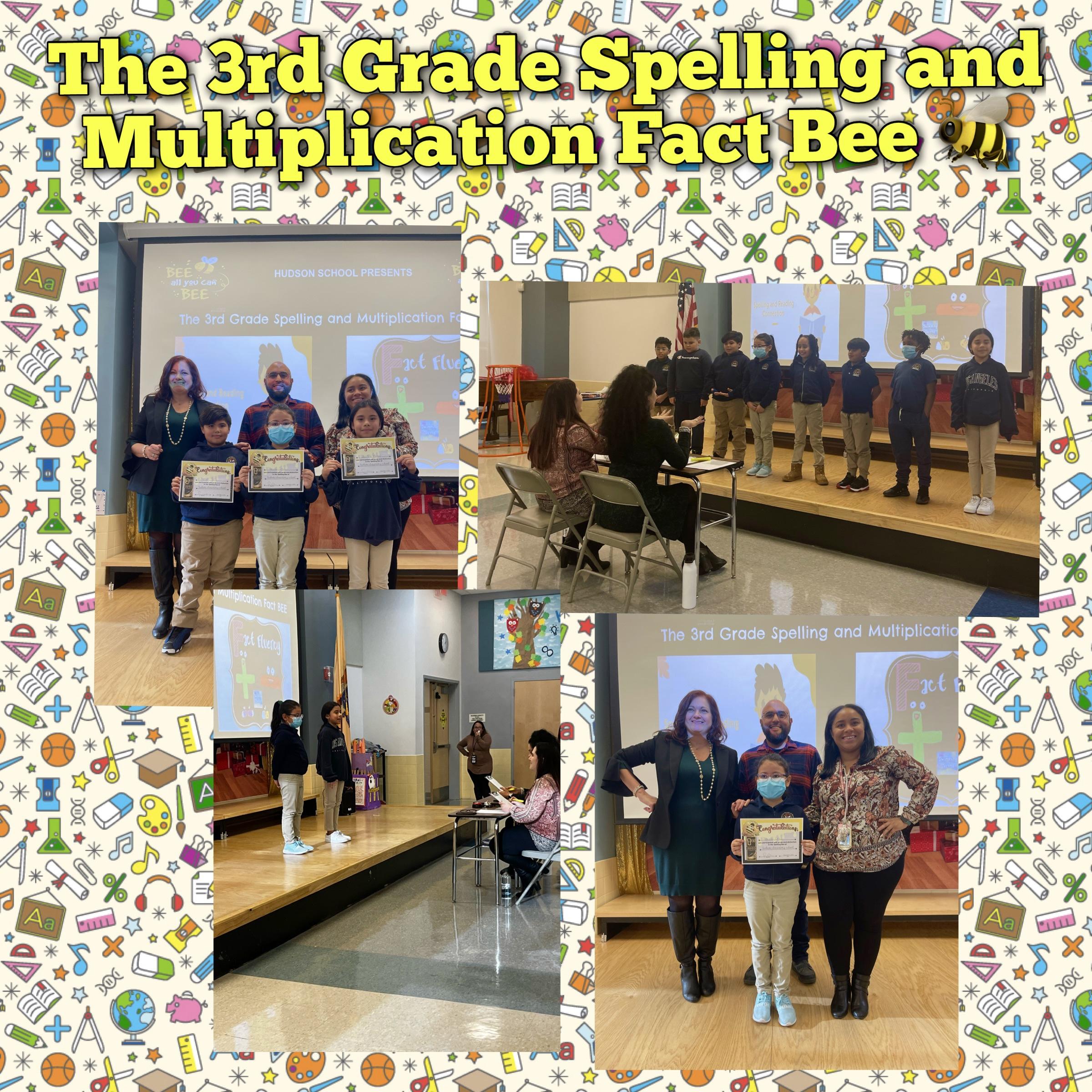The 3rd Grade Spelling and Multiplication Fact Bee