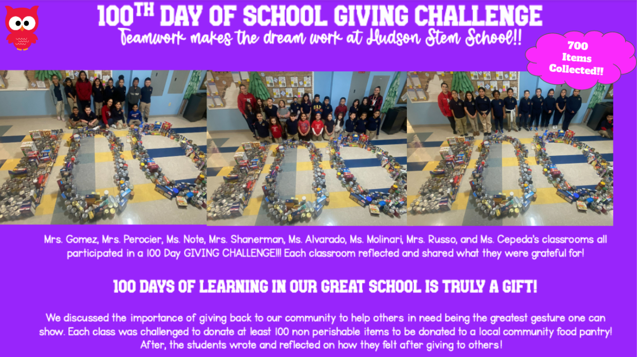 Celebrating 100 Days at the Hudson School