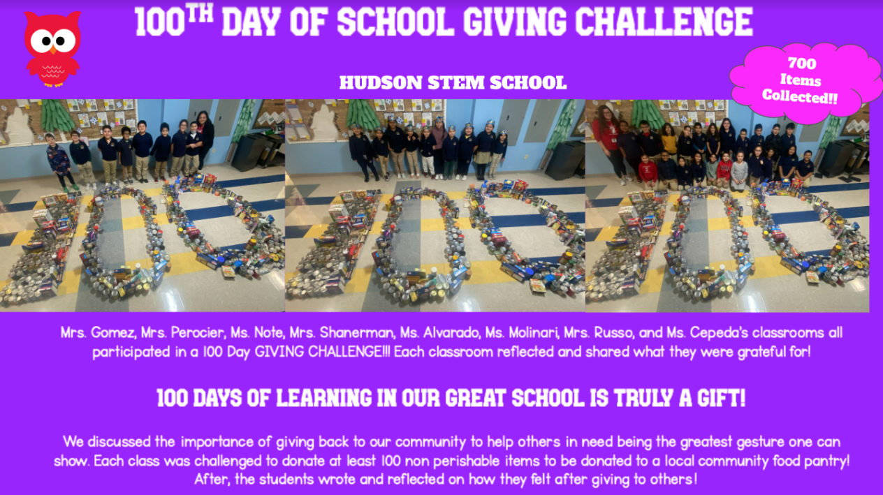 Celebrating 100 Days at the Hudson School