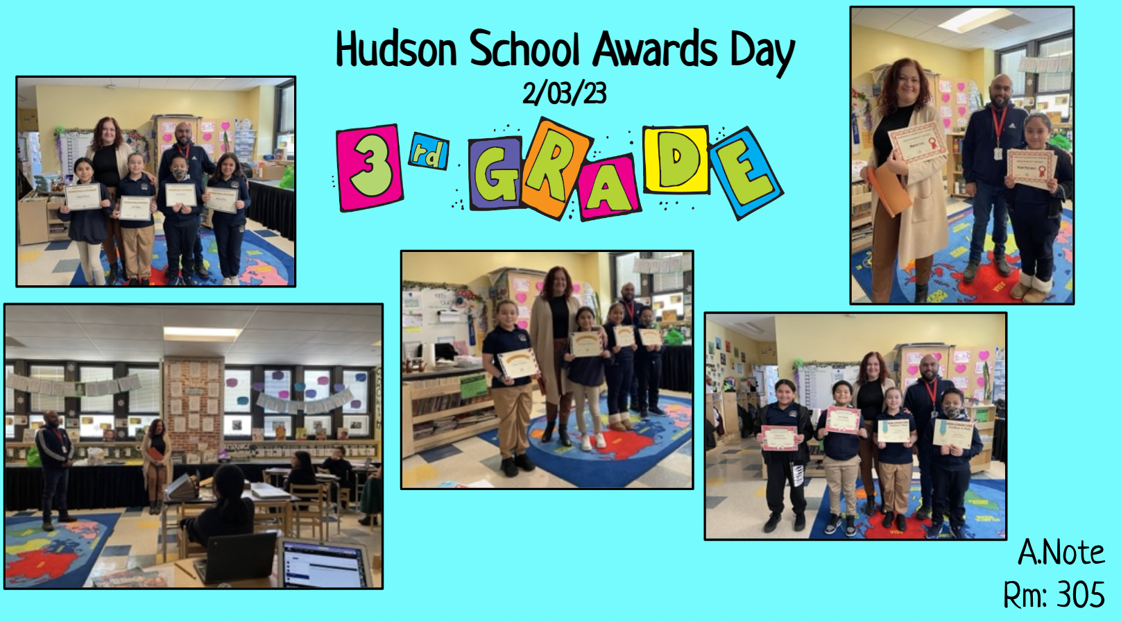 2nd Marking Period Achievements at the Henry Hudson School
