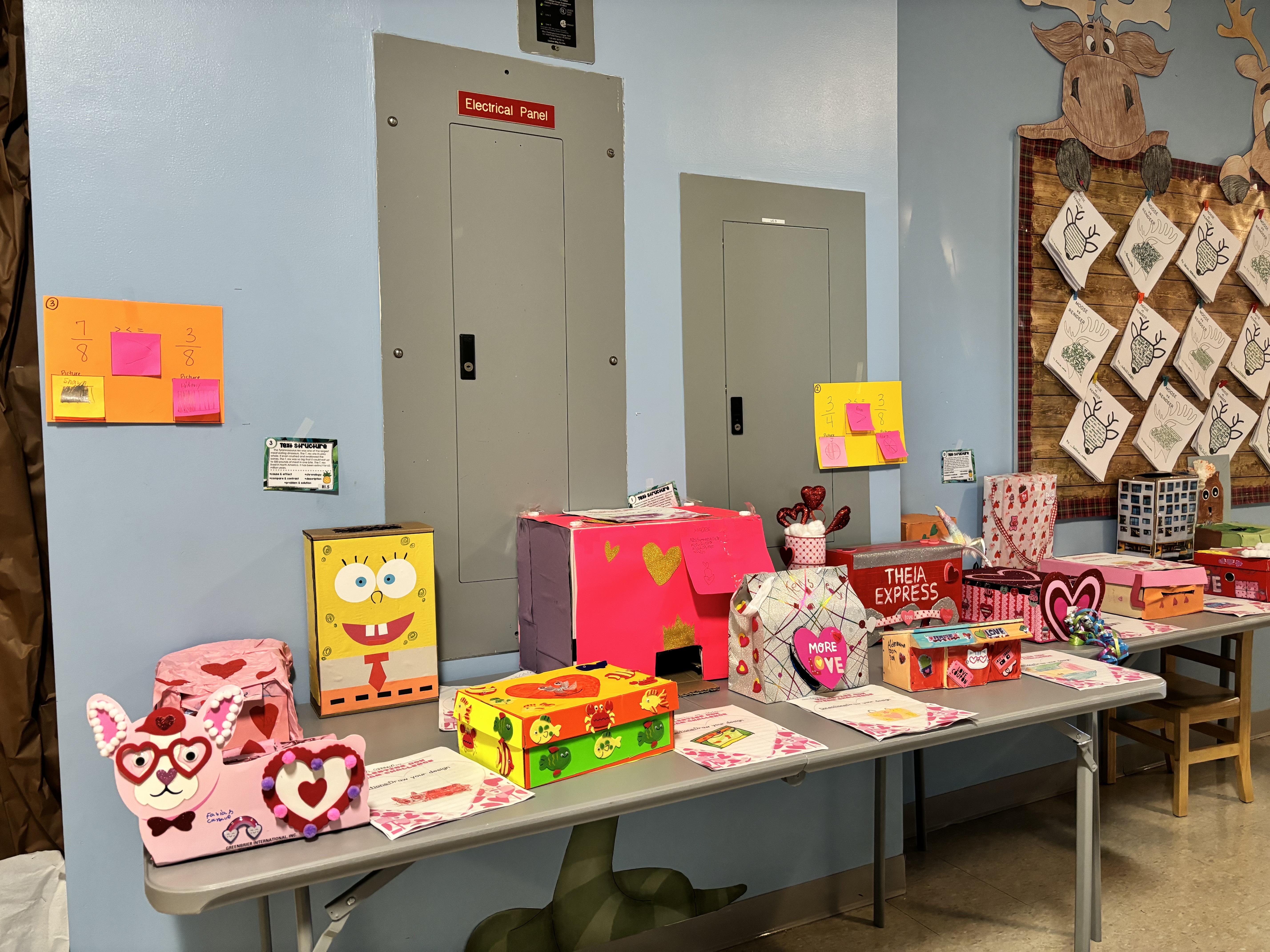 Creativity on Valentine's Day at the Hudson School